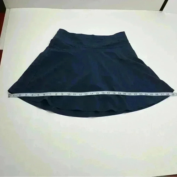 Athleta All Day Skort Women SZ 2 Navy Blue Athletic Athleisure Golf Tennis Skirt - Picture 4 of 8
